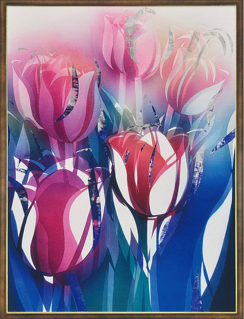 押田美枝　作品名：花笑み（Ⅲ）